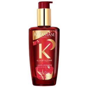 سرم مو کراستاس عطر مو ببر قرمز اورجینال Kerastase Elixir Ultime Huile Originale Tiger Rouge