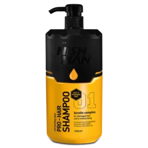 شامپو کراتین نیشمن مناسب آقایان رطوبت رسان و تقویت کننده