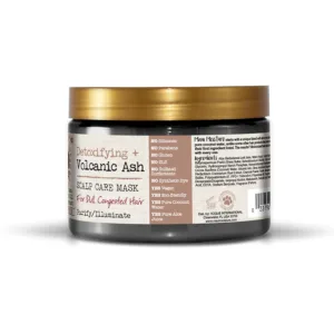 ماسک مو کف سر خاکستر آتشفشانی مائویی | پاکسازی و اسکراب ملایم ؛ سم زدا و رطوبت رسان کف سر