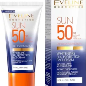 کرم ضد آفتاب اولاین آبرسان و شفاف کننده انواع پوست Whitening Face cream Spf 50+