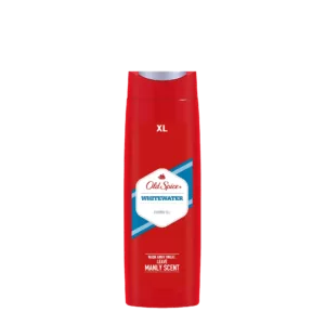 شامپو بدن(ژل دوش) الد اسپایس مردانه 400میل مدل  WHITE WATER