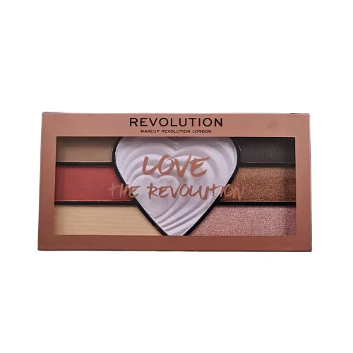پالت سایه و هایلایتر رولوشن مدل love the revolution