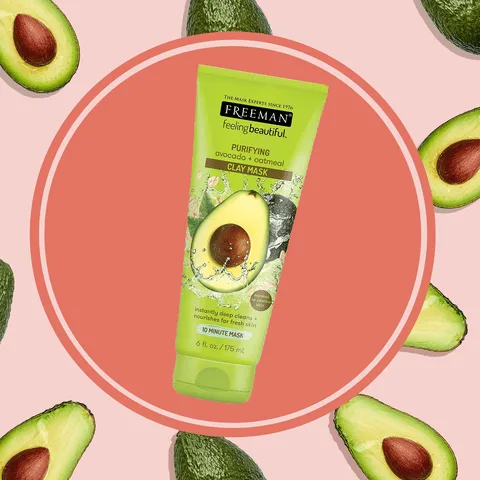 ماسک صورت خاک رسی آووکادو و جو دو سر فریمن پاک کننده (کد2229)