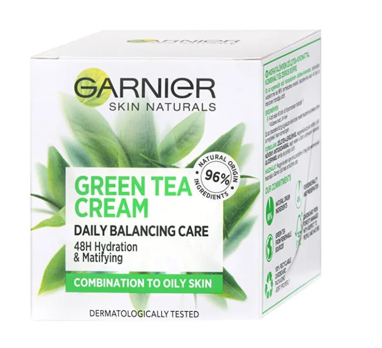 آبرسان و مات کننده چای سبز گارنیر مناسب پوست مختلط تا چرب آبرسان و مات کننده چای سبز گارنیر مناسب پوست مختلط تا چرب