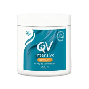 کرم کاسه ای کیو وی QV نرم و مرطوب کننده آبرسانی و تسکین پوست خشک و حساس 450میل