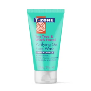 ژل شوینده صورت | پاک کننده منافذ تی زون؛ حاوی روغن درخت چای و فندق جادوگر  T-Zone
