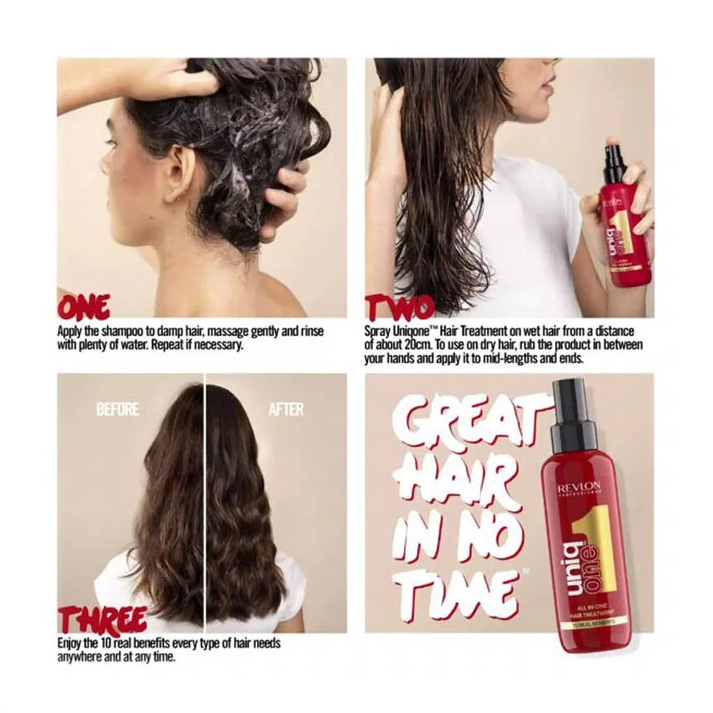 اسپری 10 کاره یونیک وان رولون قرمز revlon uniqe one spray