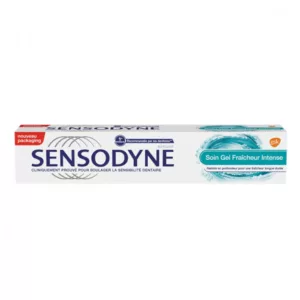 خمیر دندان ژلی سنسوداین شاداب کننده مدل Soin Gel Fraicheeur Intense انگلیس