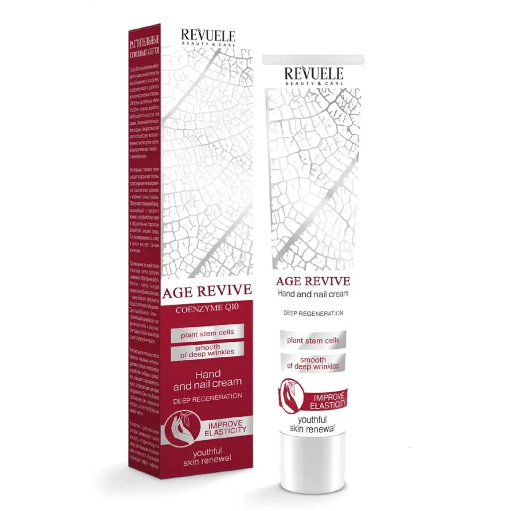 Hand-and-nail-cream-for-youthful-skin-renewal-Age-Revive-Revuele-50-ml