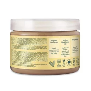 ماسک مو ترمیمی و بازسازی درمانی شی مویسچر | حاوی روغن کرچک سیاه جامائیکا