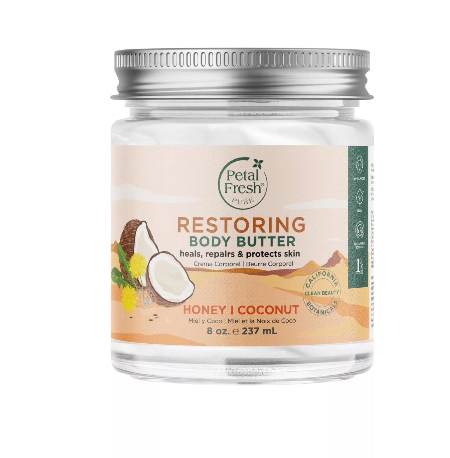 کره بدن پتال فرش عسل و نارگیل HONEY & COCONUT