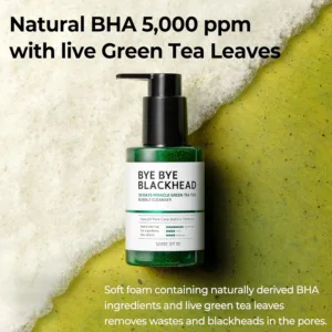 شوینده حبابی چای سبز سام بای می پاک کننده جوش سر سیاه و سفید حاوی چای سبز (کد0244)