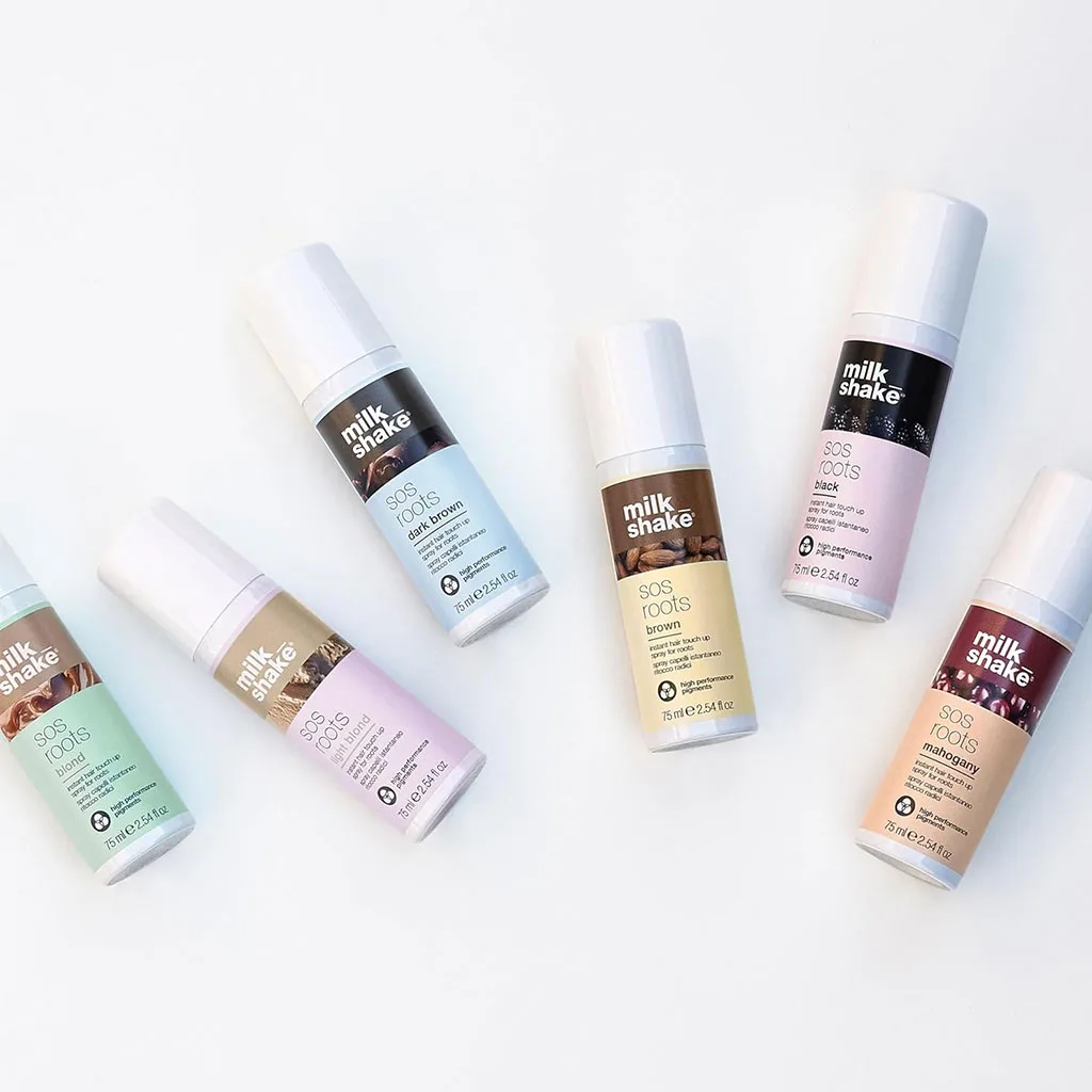 اسپری رنگی ریشه مو میلک شیک | رنگ مشکی