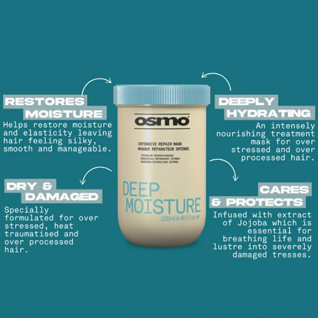 ماسک مو آبرسان عمقی اوسمو سفید | در ۳ حجم