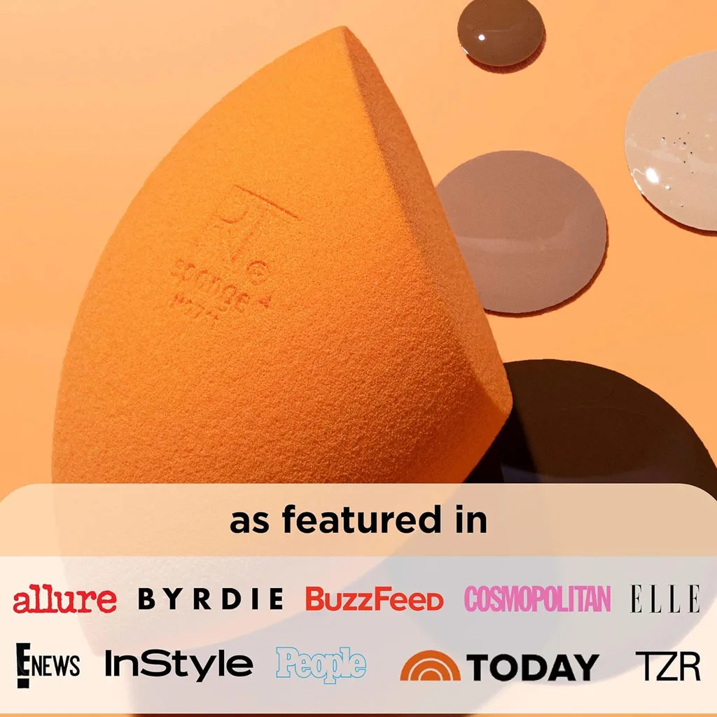 ست 6 تیکه براش آرایشی ریل تکنیک همراه با دو عدد پد(اسفنج) کد 1997