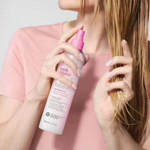 اسپری دوفاز نرم کننده میلک شیک حاوی هیالورونیک اسید و عصاره گل