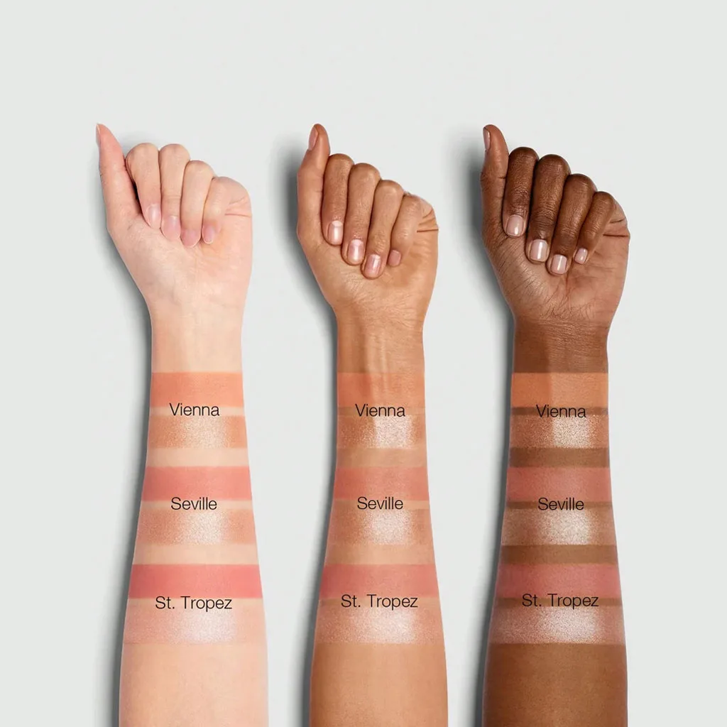 هایلایتر و رژگونه دوتایی شیگلم GLAM 101 HYBRID در 3 رنگ