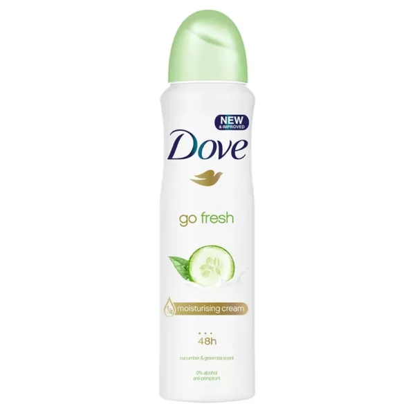 اسپری بدن 48 ساعته زنانه go fresh عصاره خیار داو