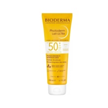 لوسیون ضد آفتاب بی رنگ خانواده بایودرما مرطوب کننده و آبرسان انواع پوست حساس 200میل SPF50