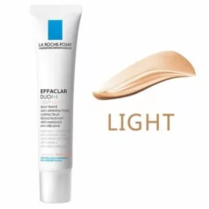 ژل کرم آبرسان ضد جوش افکلار لاروش پوزای پوست چرب رنگ لایت تینت EFFACLAR DUO(کد8451)
