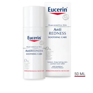 کرم ضد قرمزی اوسرین مناسب پوست های حساس و ملتهب eucerin anti redness