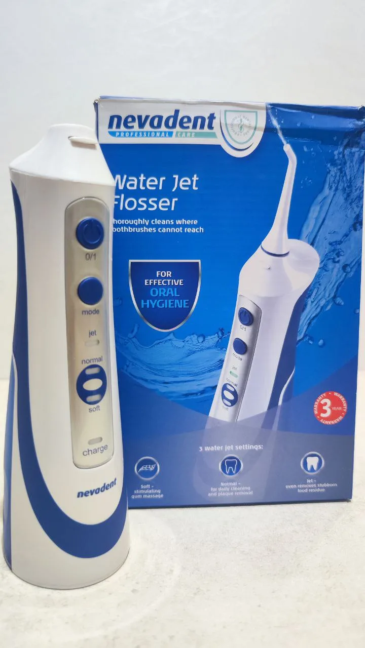 واترجت نوادنت شارژی قابل حمل شستشوی کامل بین دندان ها و لثه