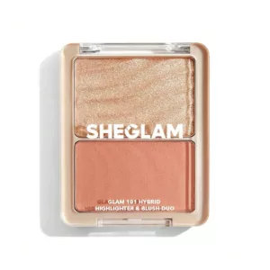 هایلایتر و رژگونه شیگلم دوتایی GLAM 101 HYBRID