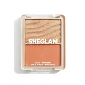 هایلایتر و رژگونه شیگلم دوتایی GLAM 101 HYBRID
