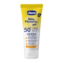 کرم ضد آفتاب کودک چیکو ماینرال spf 50 مناسب پوست حساس کودک mineral sun cream