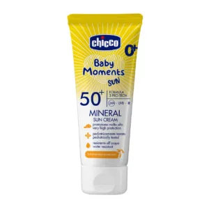 کرم ضد آفتاب کودک چیکو مینرال spf 50 مناسب پوست حساس کودک