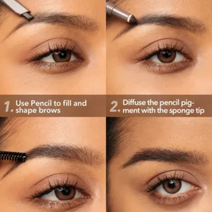 مداد ابرو سه کاره شیگلم SHEGLAM 3-in-1 Eyebrow Pencil