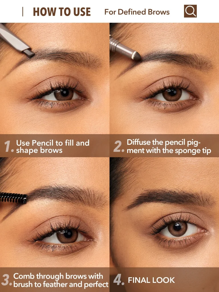 مداد ابرو سه کاره شیگلم SHEGLAM 3-in-1 Eyebrow Pencil