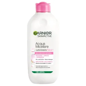 میسلار واتر مرطوب کننده گارنیر حاوی شیر پاک کن 400میل پوست خشک و حساس