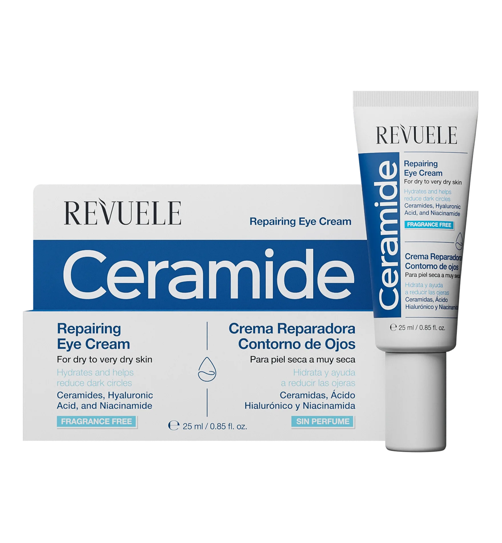 کرم دور چشم ترمیم کننده ریول حاوی سرامید مناسب پوست خشک و خیلی خشک کرم دور چشم ترمیم کننده ریول حاوی سرامید مناسب پوست خشک و خیلی خشک