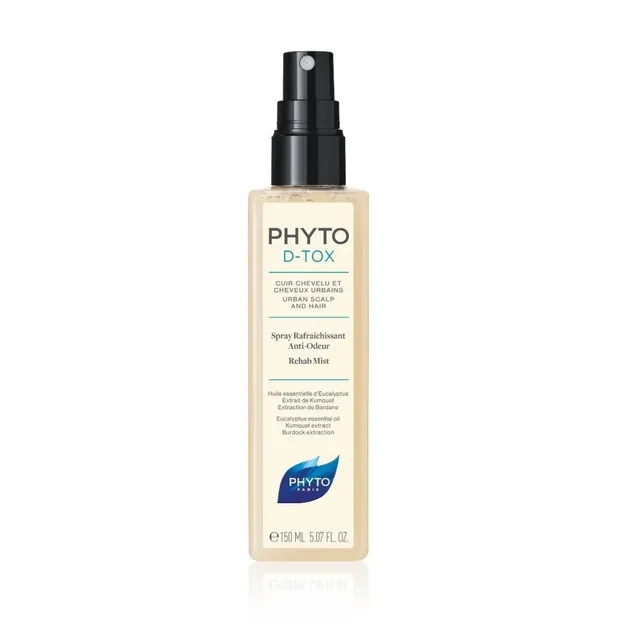 اسپری دیتاکس فیتو ریهاب Phyto Rehab | پاکسازی ضد آلودگی مو و کف سر و بوی بد سر 150میل