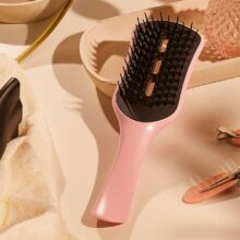 برس تنگل تیزر مخصوص خشک کردن مو با سشوار صورتی مشکی Tangle Teezer | Fast & Easy Blow Out Pink
