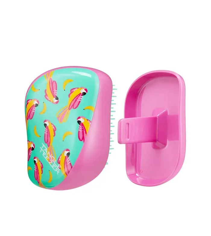 برس تنگل تیزر گره گشا کد081 کامپکت استایلر طوطی Tangle Teezer Compact Styler Paradise Bird