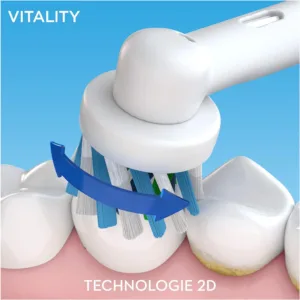 مسواک برقی اورال بی VITALITY 170 با دو سر مجزا CROSS ACTION
