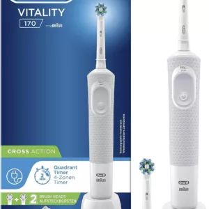 مسواک برقی اورال بی VITALITY 170 با دو سر مجزا CROSS ACTION