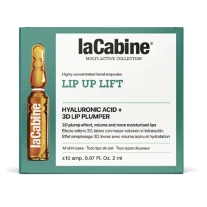 ویال لب لاکابین ضد چروک حجم دهنده و افزایش بافت لب حاوی هیالورونیک با غلظت بالا (10ویال)