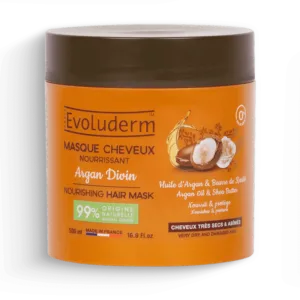 ماسک مو آرگان و شی باتر اولودرم مناسب موهای خشک و آسیب دیده انقضا 09.2025