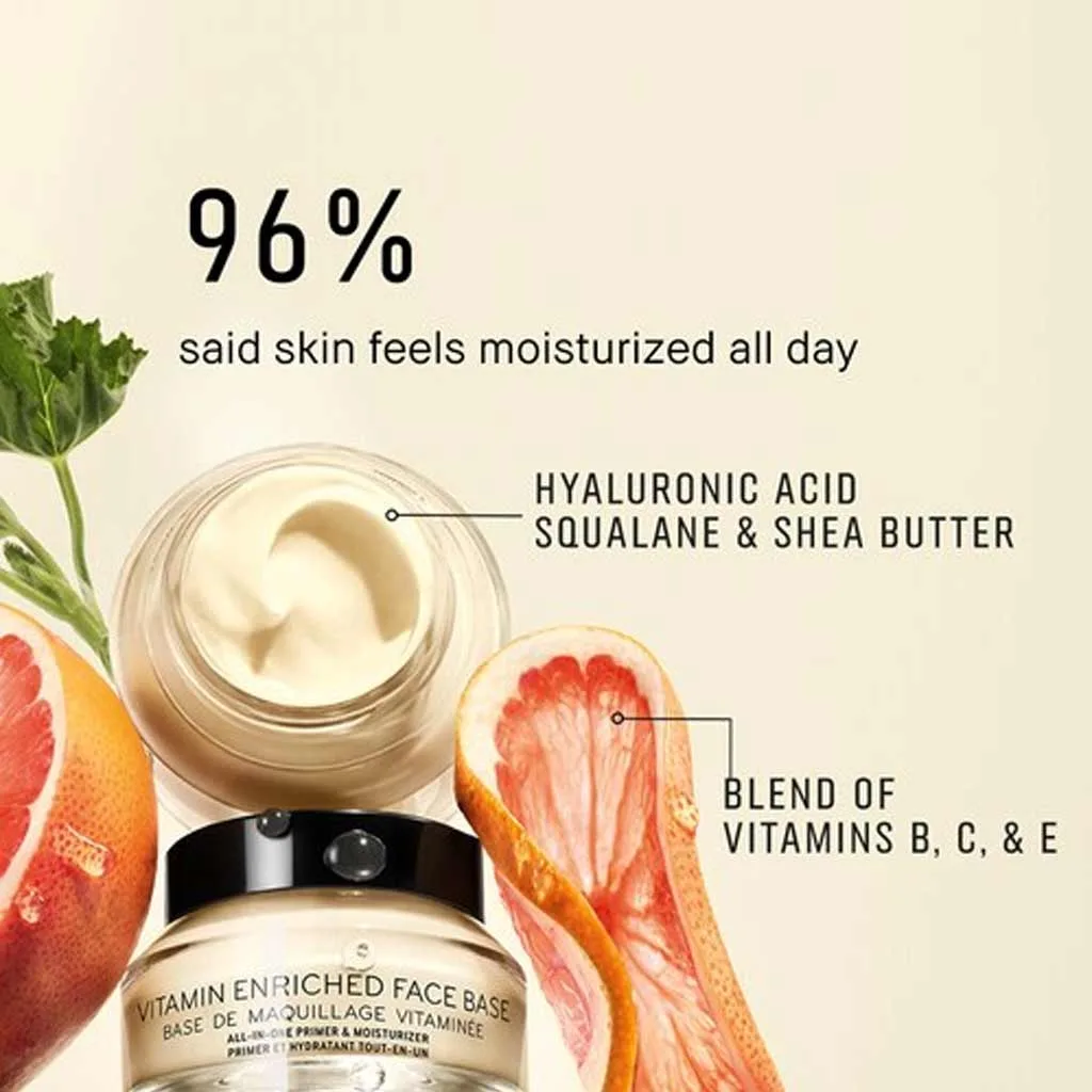 کرم مرطوب کننده حاوی پرایمر بابی براون مغذی و ویتامینه حاوی هیالورونیک اسید vitamin enriched face base