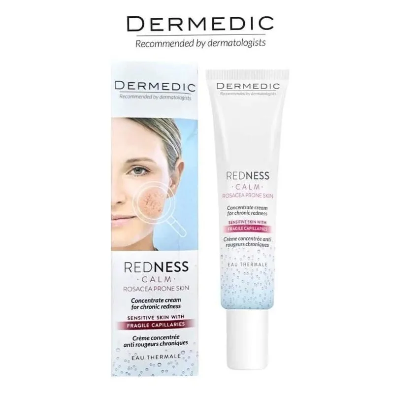 کرم ضد قرمزی پوست درمدیک مناسب رزاسه و حساسیت