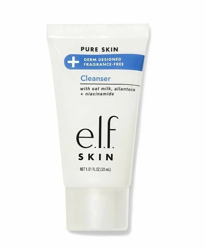 شوینده جو دو سر الف حاوی سرامید مناسب انواع پوست مینی سایز 30 میل e.l.f cleanser