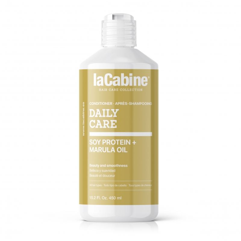 نرم کننده روزانه لاکابیم حاوی سویا و روغن مارولا  مناسب انواع مو کد 0940 la cabine daily care shampoo