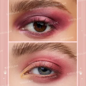 پالت سایه شیگلم مدل caring cancer pallete رنگ caring cancer