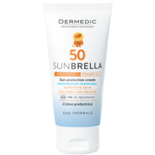 کرم ضد آفتاب درمدیک مناسب پوست حساس کودکان حاوی spf50 (کد2053)