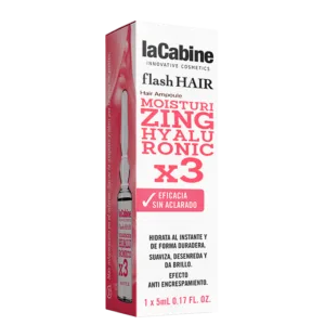 ویال مو لاکابین نهایت آبرسانی مو با 3 نوع هیالورونیک اسید (یک ویال)