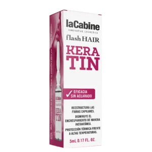 ویال مو کراتین لاکابین بازسازی کننده و ترمیم کننده با کراتین هیدرولیز شده (یک ویال)