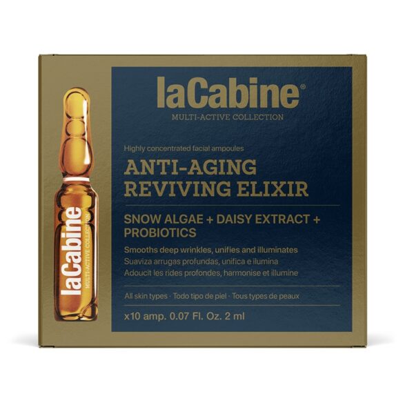 ویال ضد چروک تیرگی لاکابین کد 3218 Anti-aging Reviving Elixir Ampoules